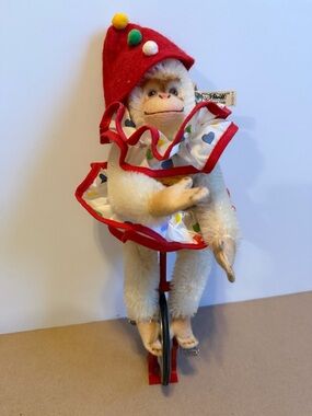 Steiff Chimp on a Unicycle, Golden Age of Circus, 0143,19